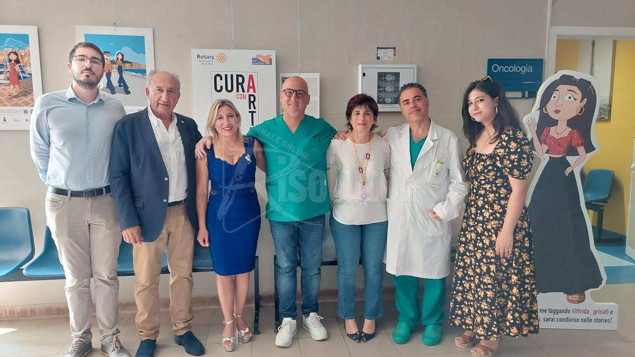 Il Rotary porta Frida in ospedale con il progetto "CurArte" (Video)