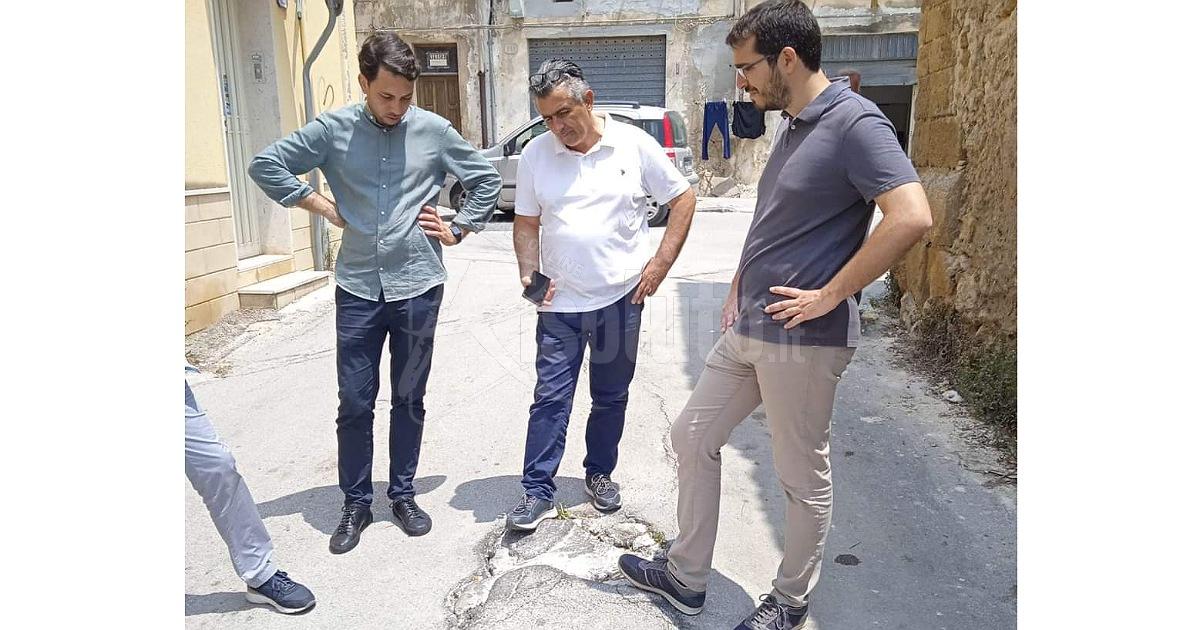 Sopralluogo dell'amministrazione a San Michele su chiamata del Comitato, tante problematiche nel quartiere di Sciacca