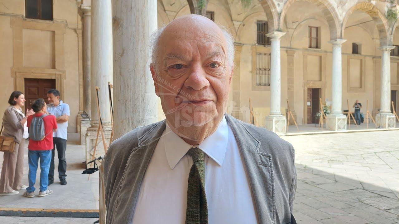 Il professore Franco Purini a Sciacca: "Il Collegio dei Gesuiti e' una grande eredità, ma in uno stato di abbandono" (Video)