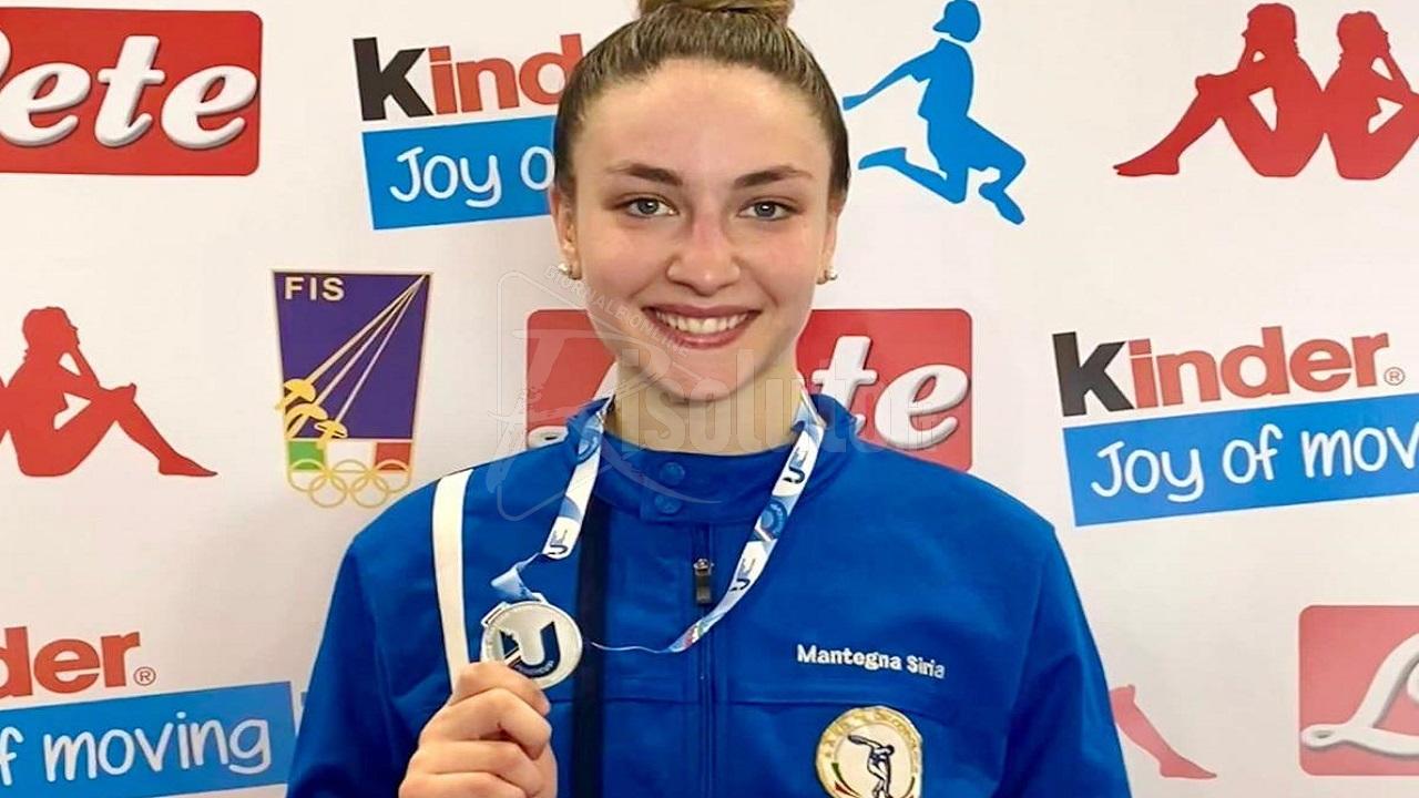 Argento per Siria Mantegna ai Campionati Italiani Universitari di scherma