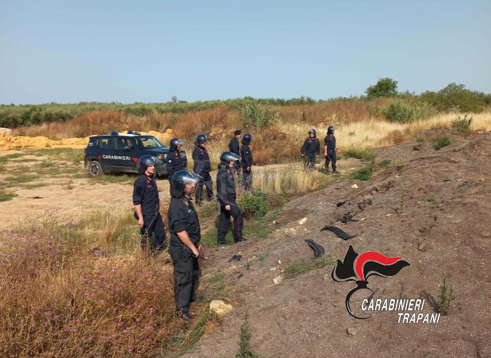Campobello di Mazara: controlli serrati dei carabinieri tra ex cementificio ed ex oleificio