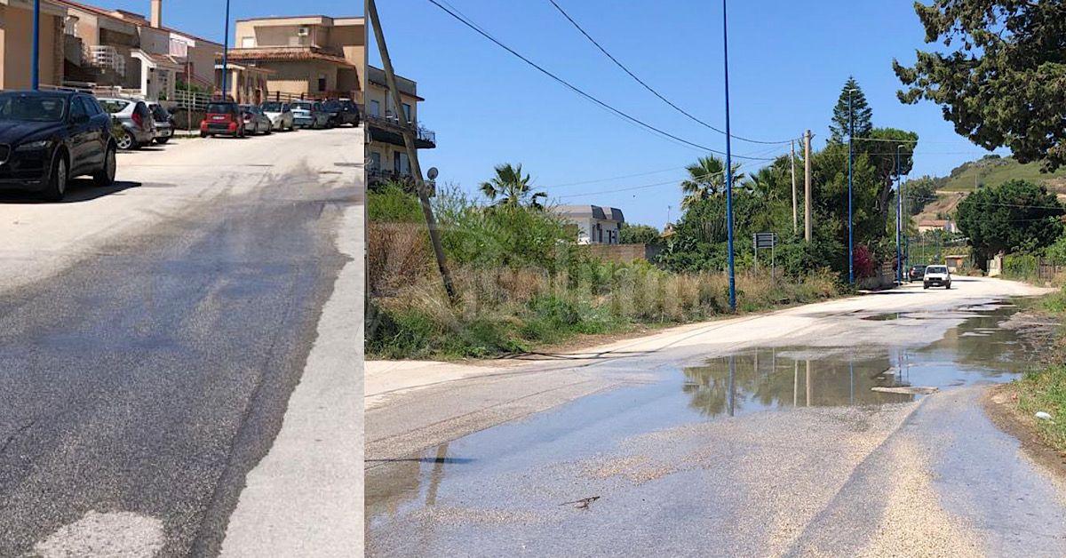 Sciacca, strade sempre allagate per raggiungere le spiagge del Lido e della Foggia