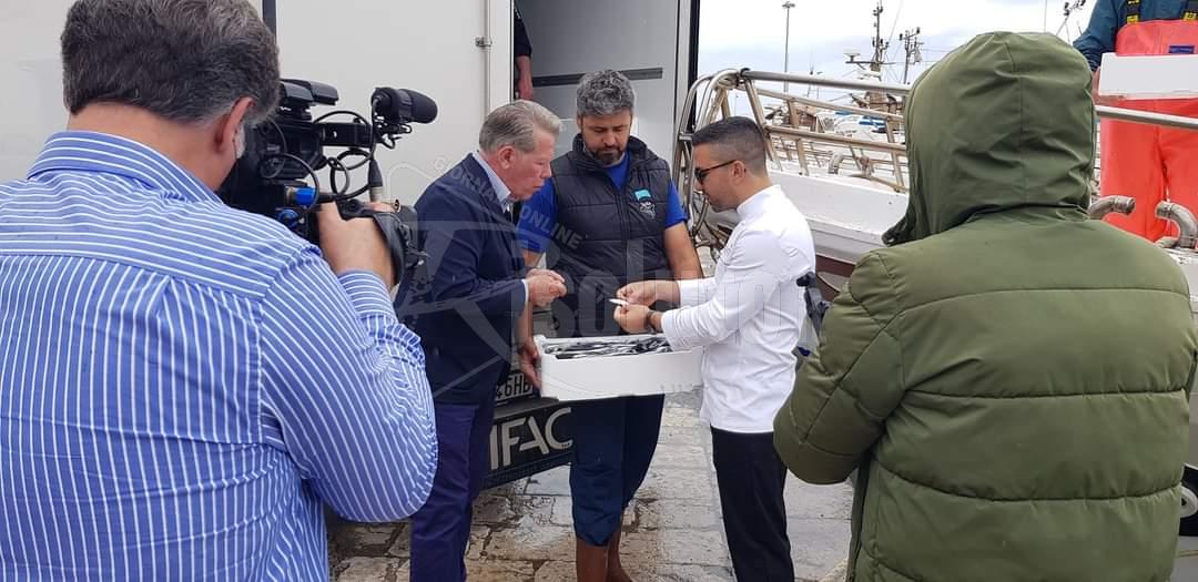 La puntata della rubrica Gusto del Tg5 di oggi dedicata al pesce azzurro di Sciacca, domani spazio al gambero rosa