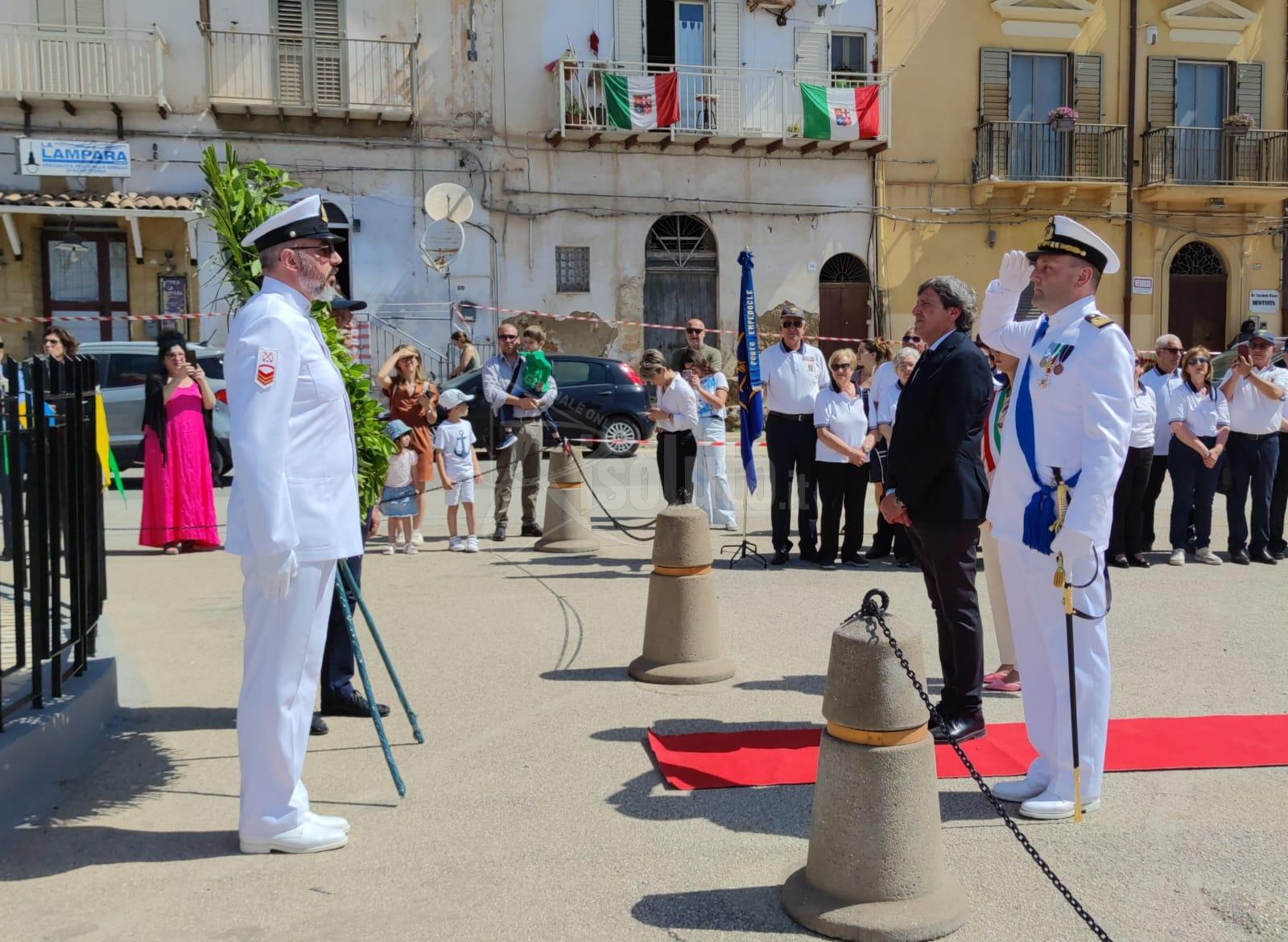 Festa della Marina Militare Italiana, cerimonia a Porto Empedocle (Video)