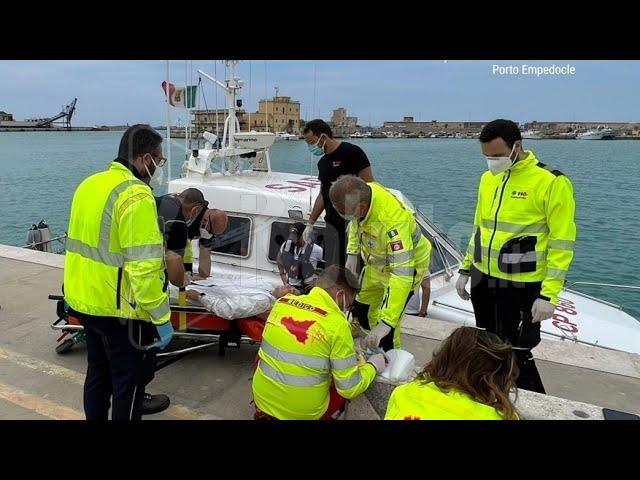 Esercitazione della Guardia Costiera a largo di Porto Empedocle (Video)