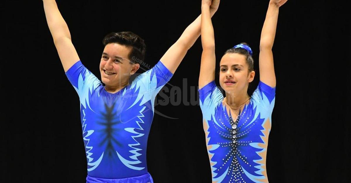 Sciacca, Tornetta e Barsalona del Discobolo campioni nazionali di ginnastica aerobica
