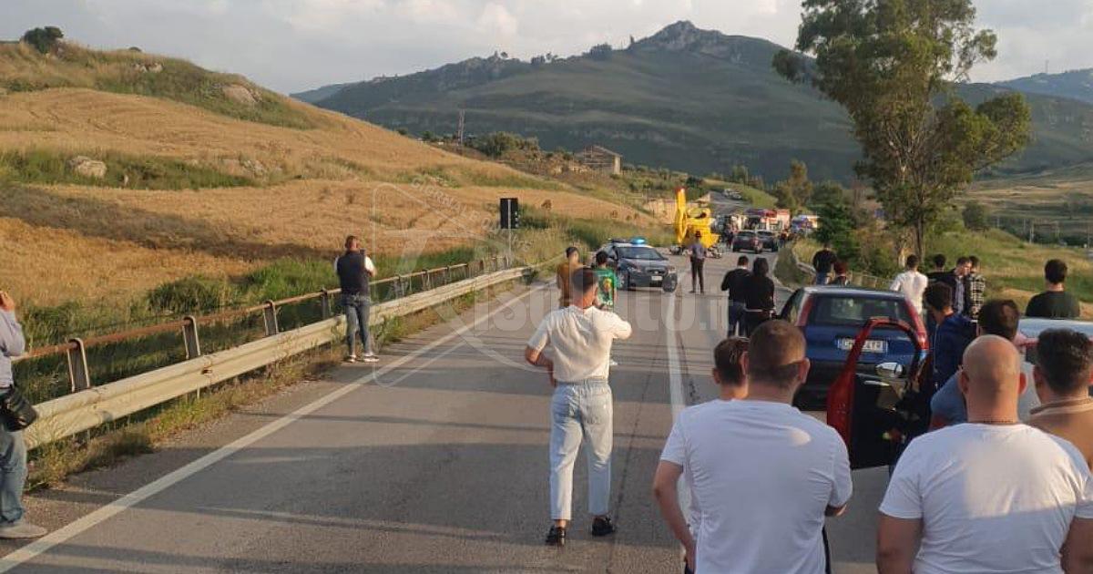 Incidente a Casteltermini, 3 auto coinvolte e 4 feriti tra i quali un bimbo