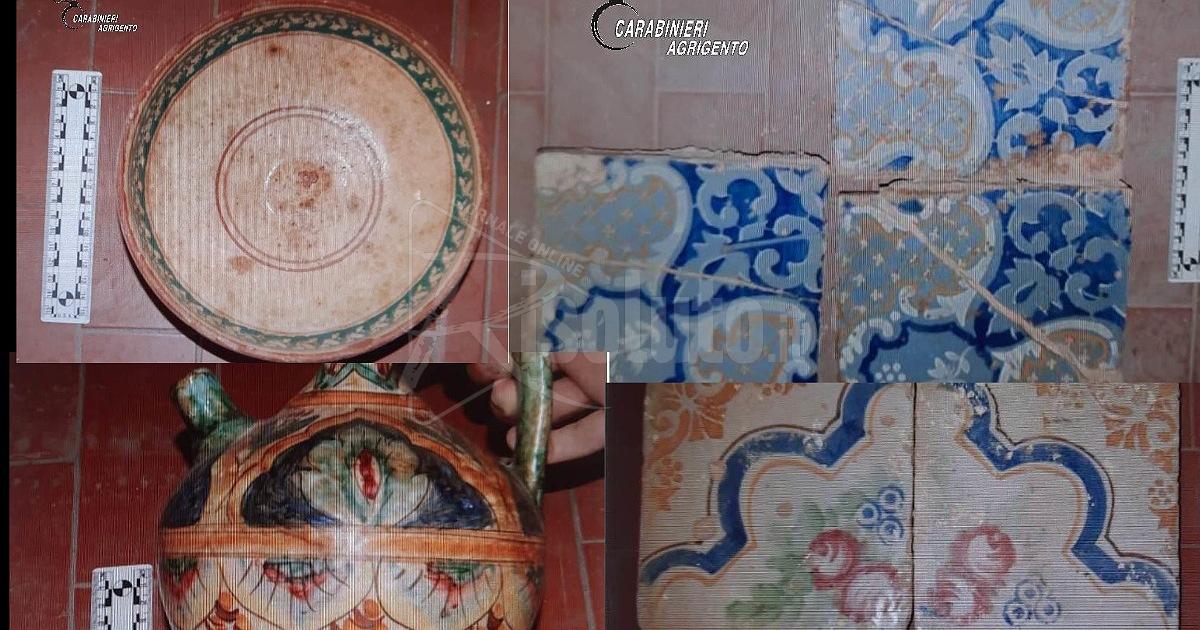 Banda di ladri di maioliche siciliane, eseguite 5 misure cautelari dai Carabinieri di Sciacca