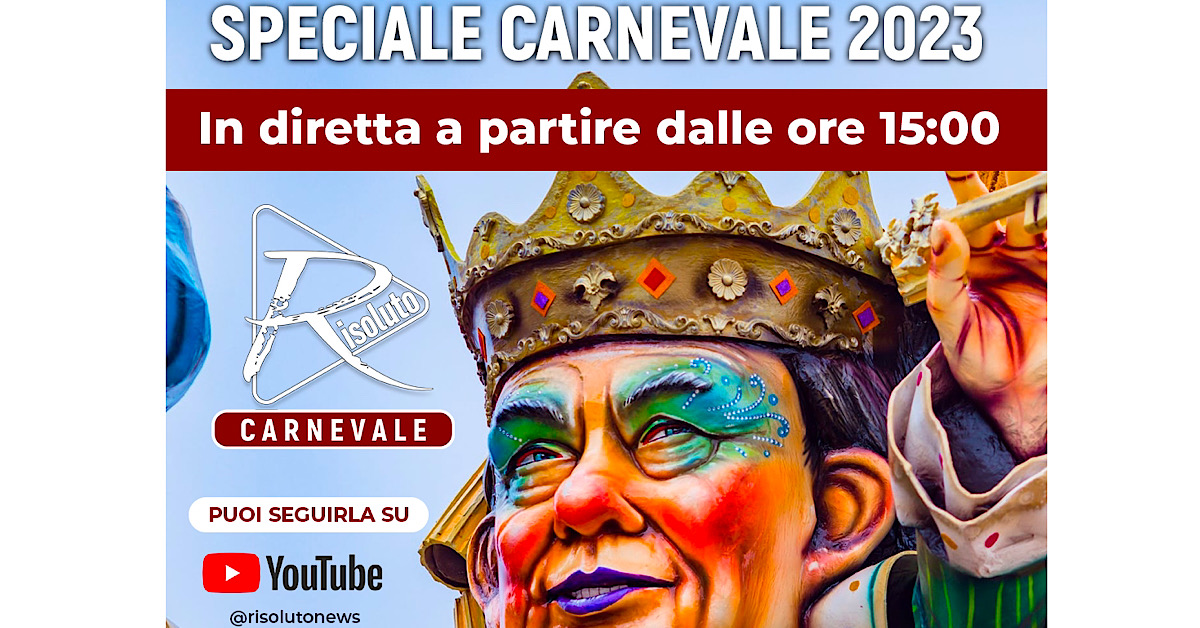 Il Carnevale di Sciacca 2023 in diretta su Risoluto.it