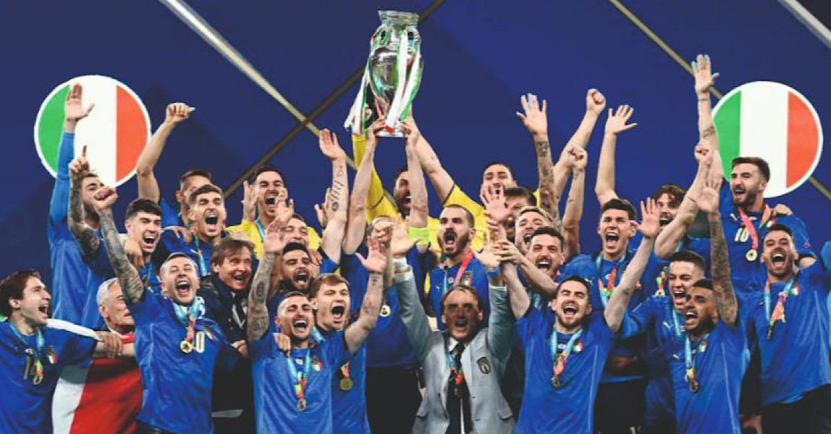 La Coppa Europa vinta a Wembley dalla nazionale di Calcio arriva a Bivona