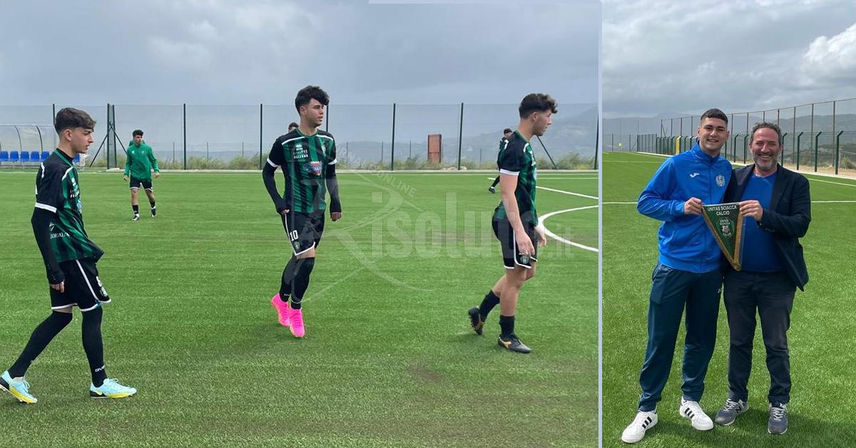 Unitas Sciacca sul campo in erba di Burgio per l'inaugurazione dell'impianto