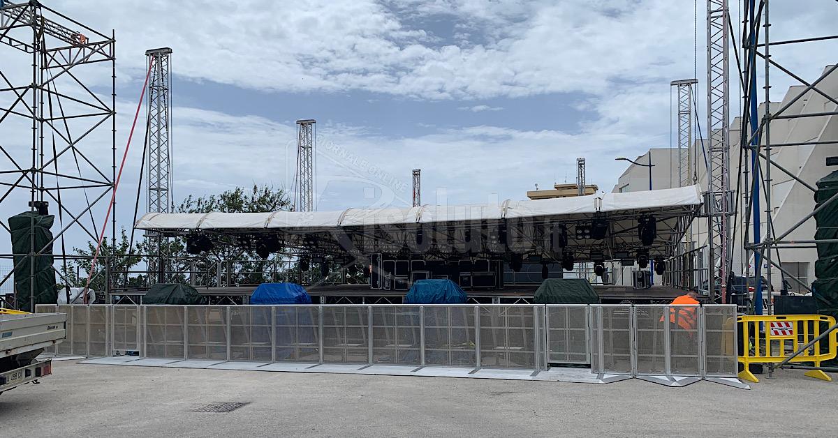Palco del Carnevale di Sciacca 2023