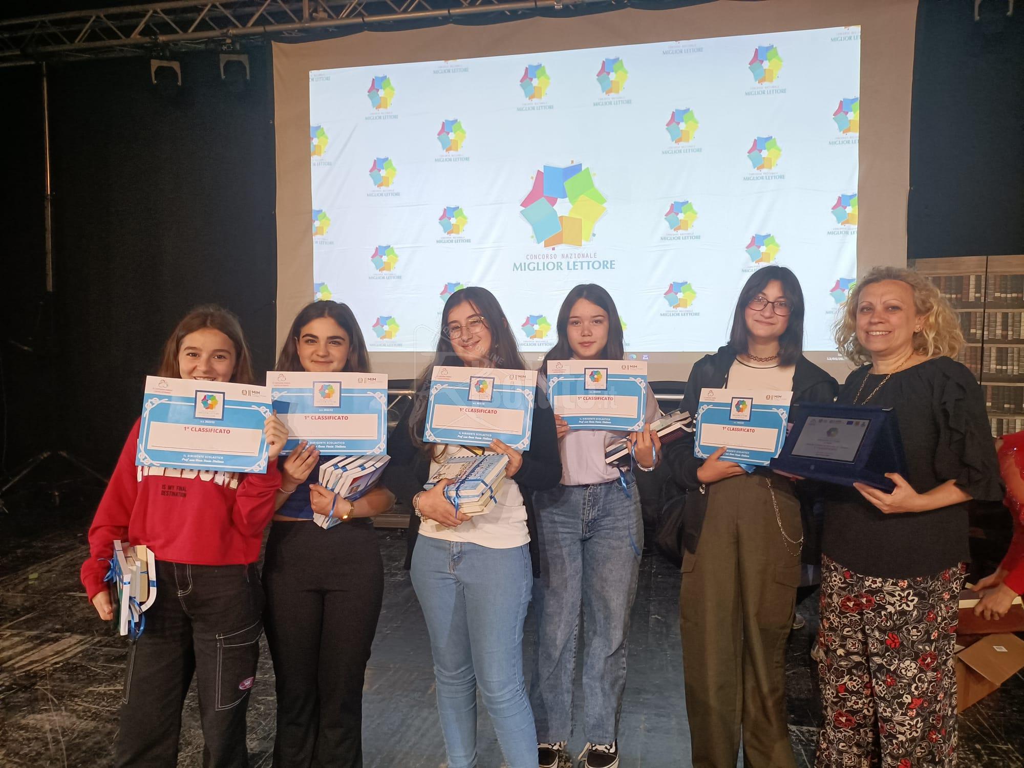 Concorso "Miglior Lettore", premiati gli alunni dell'Inveges