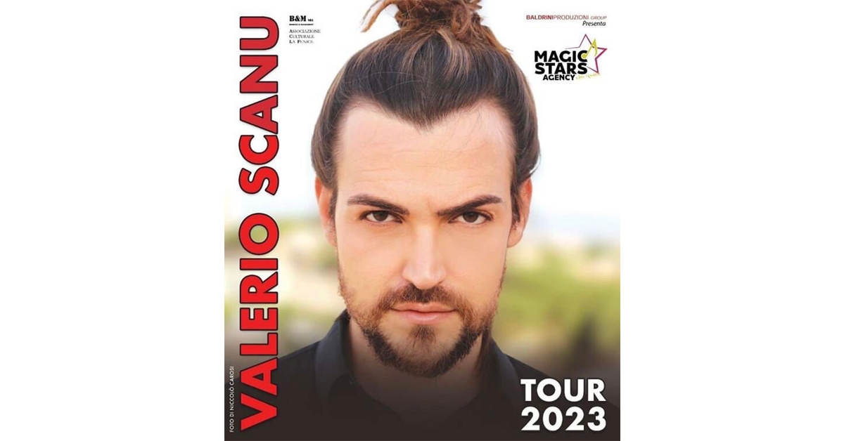 Stasera a Santa Margherita Belice concerto in piazza di Valerio Scanu