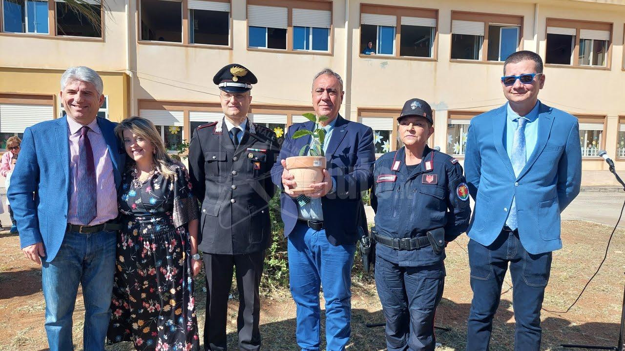 Piante della legalità dell’albero Falcone messe a dimora nelle scuole di Ribera e Sciacca (Video)