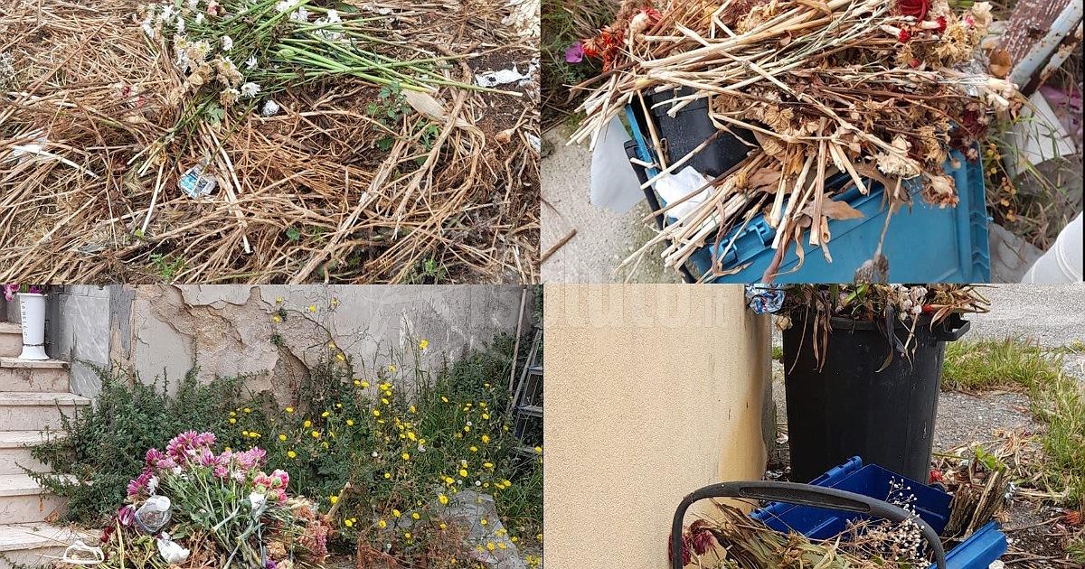 Ancora degrado al cimitero di Sciacca, segnalazione di "Sud chiama Nord" con Monte