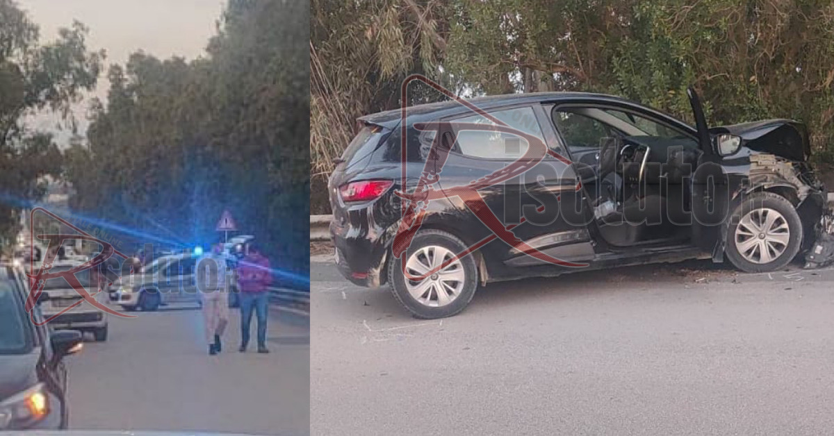 Incidente alla "variante" di Sciacca con 4 auto coinvolte, 3 i feriti