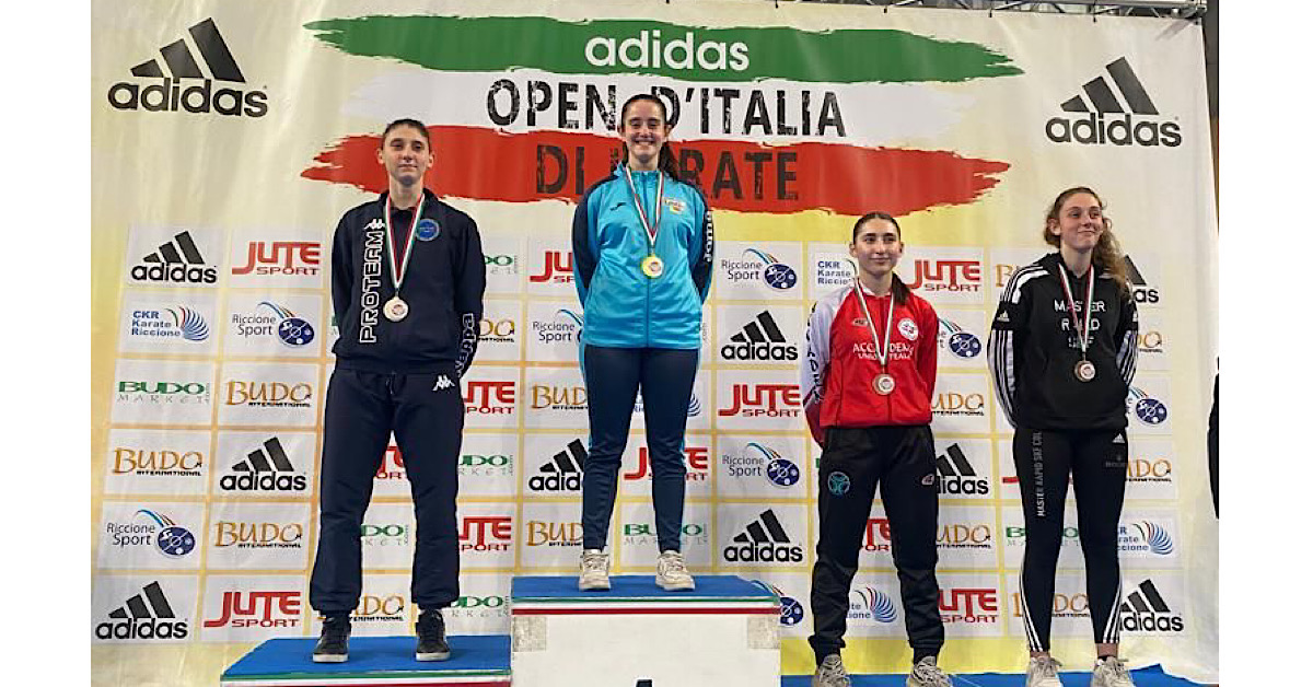 Adidas Open Italia a Rimini, bene la Ippon Karate Lentini di Sciacca