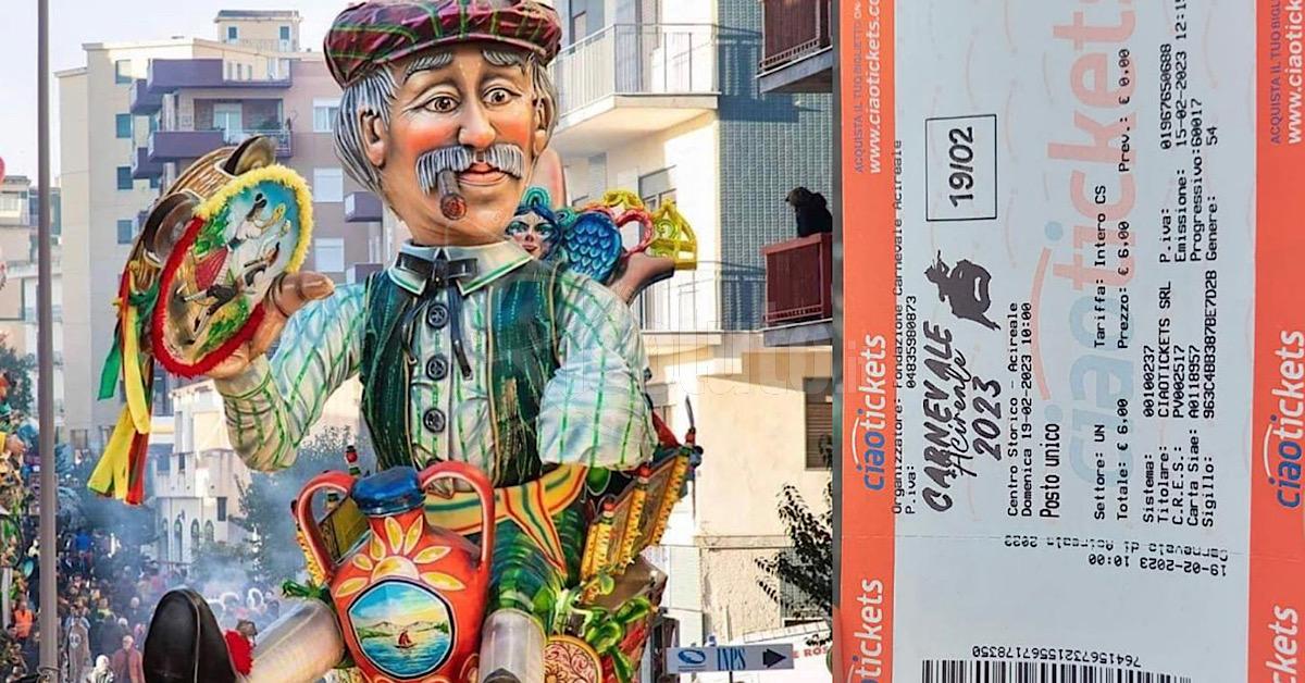 Ticket del Carnevale, costo dell'abbonamento ridotto per i saccensi