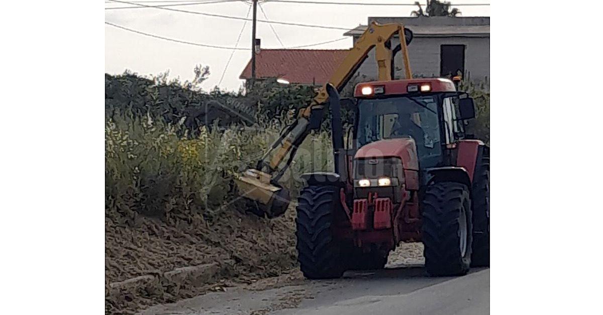 Avviato a Sciacca il servizio di scerbatura meccanizzata
