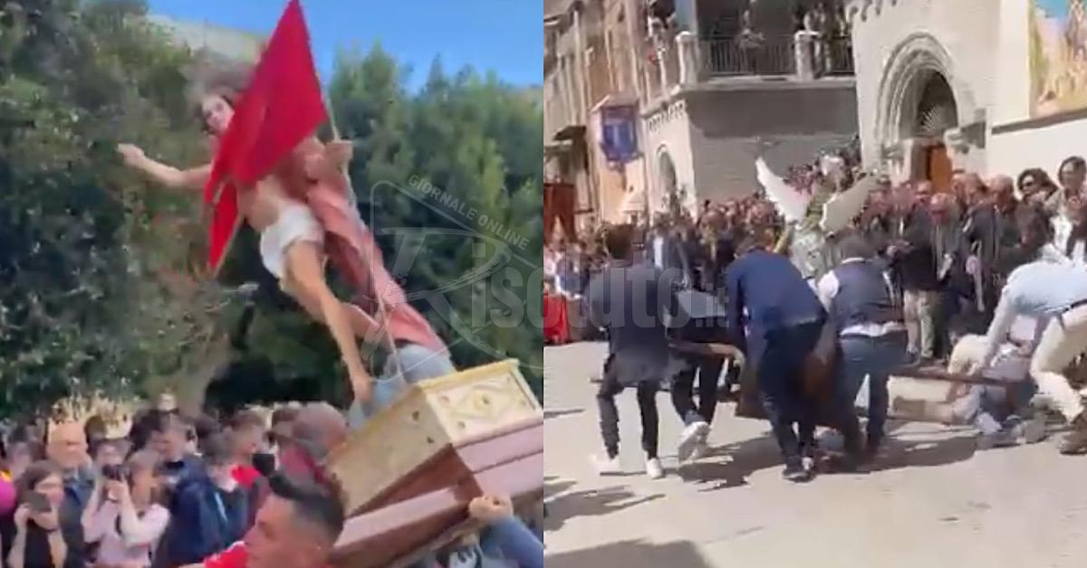 Riti pasquali con imprevisti a Naro e Cianciana (Video)