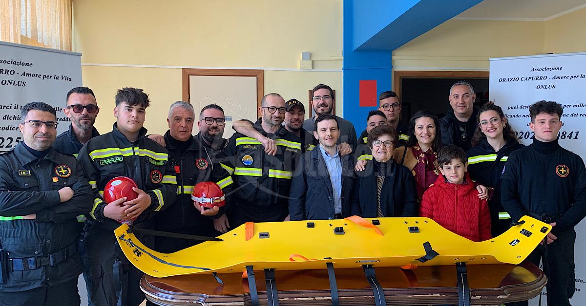 Donata barella rollabile alla squadra di Soccorso Tecnico di Sciacca