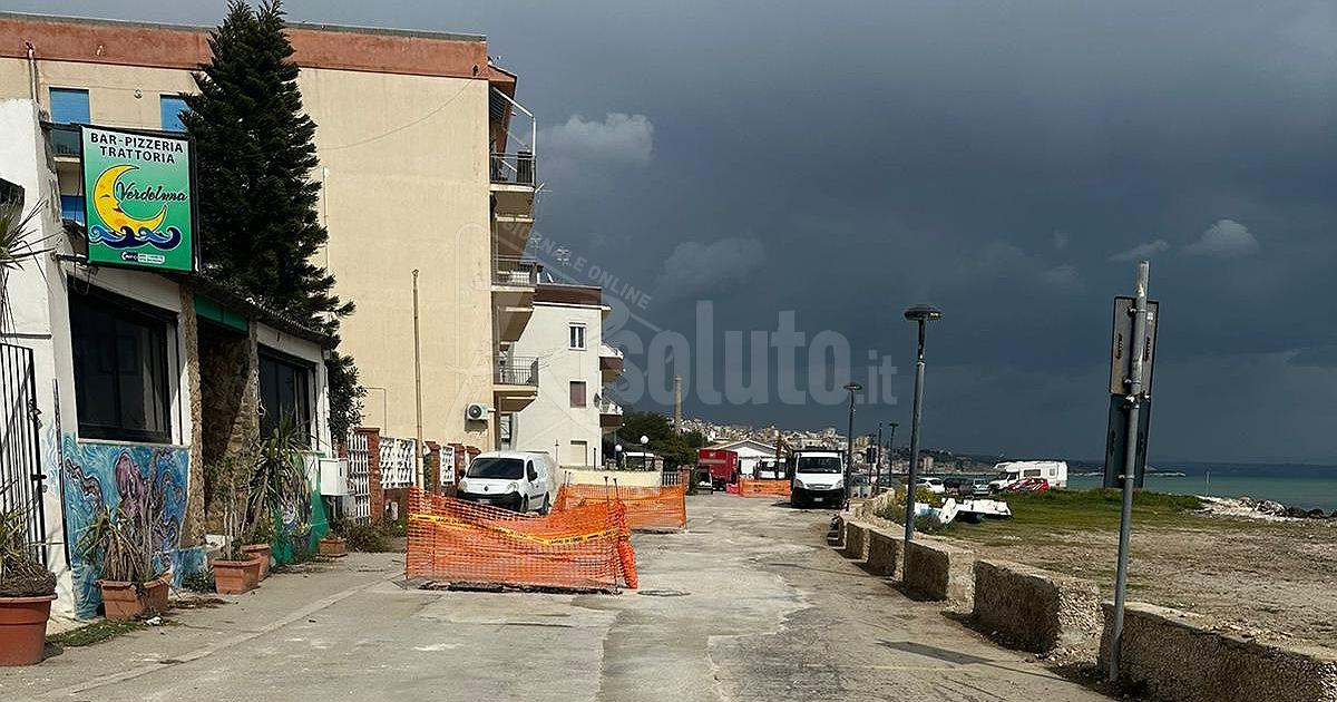Lavori rete fognaria a Sciacca, domani riapre via Lido mentre cantiere a San Marco e alla Foggia