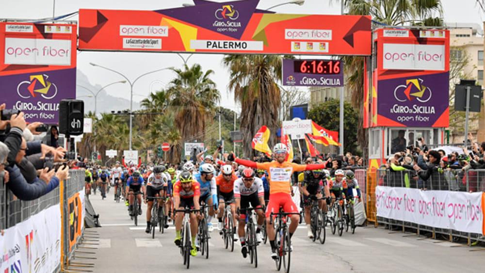 Giro di Sicilia, passaggio anche a Sciacca l'undici aprile