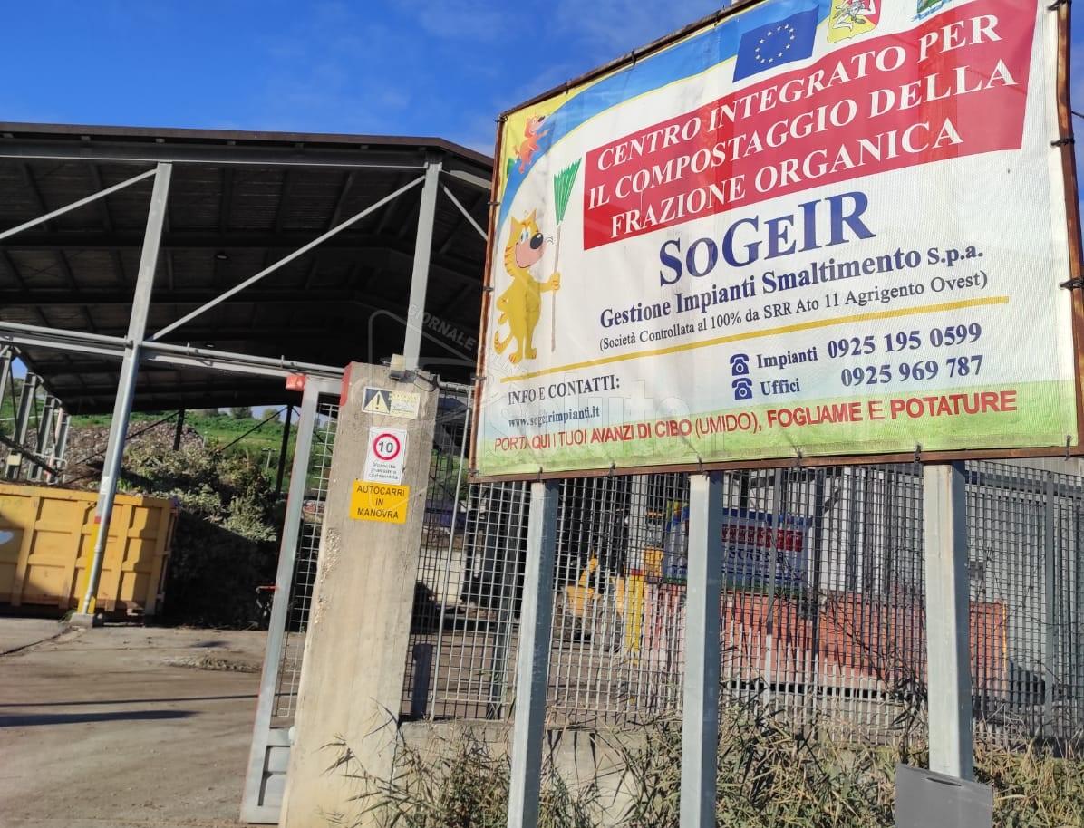Lavori in corso al centro di compostaggio di Sciacca, rifiuti in un altro impianto