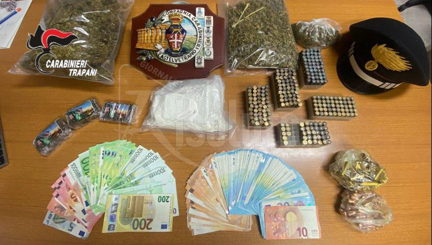 Spaccio di droga in un locale di Campobello, arrestato un quarantaduenne