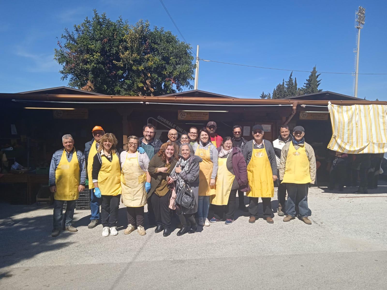 Altare e tavolata  di San Giuseppe al Comune di Sciacca, raccolta per la Caritas