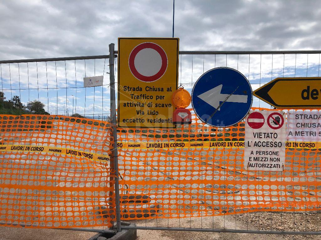 Il cantiere della nuova rete fognaria di Sciacca si trasferisce da via Lido alla Foggia