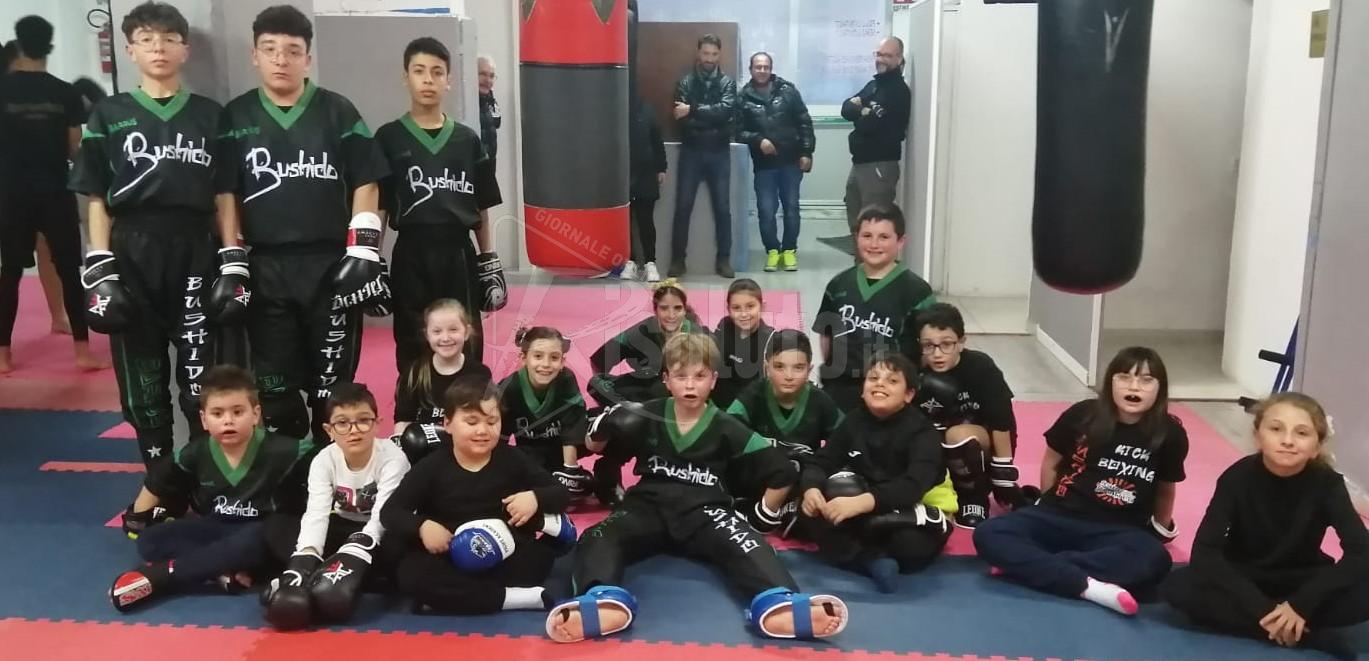 Cinque atleti di Sciacca della Bushido ad Erice per la Coppa Athena di semi e light contact