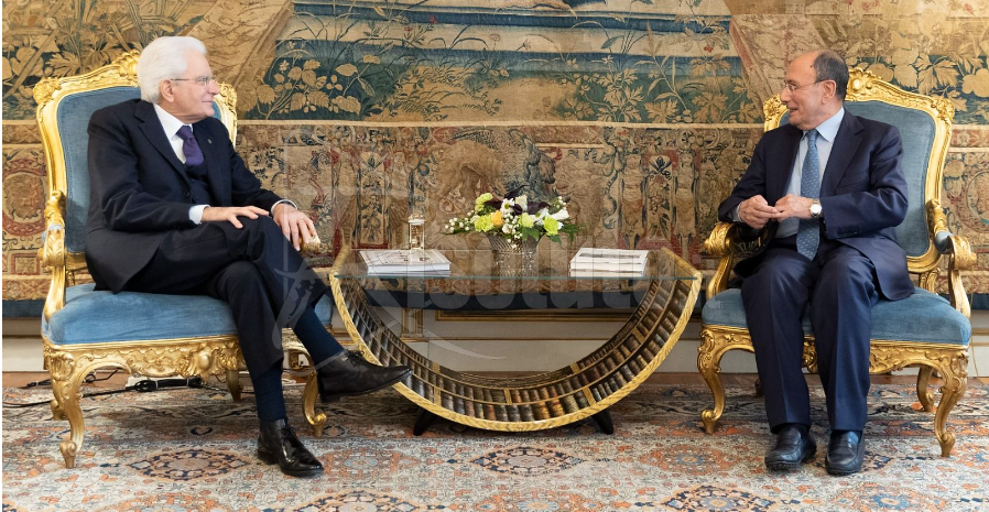 Schifani e Mattarella al Quirinale