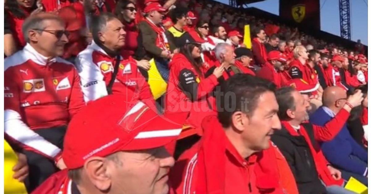 Soci del Ferrari Club di Ribera a Fiorano per la presentazione della nuova Formula Uno