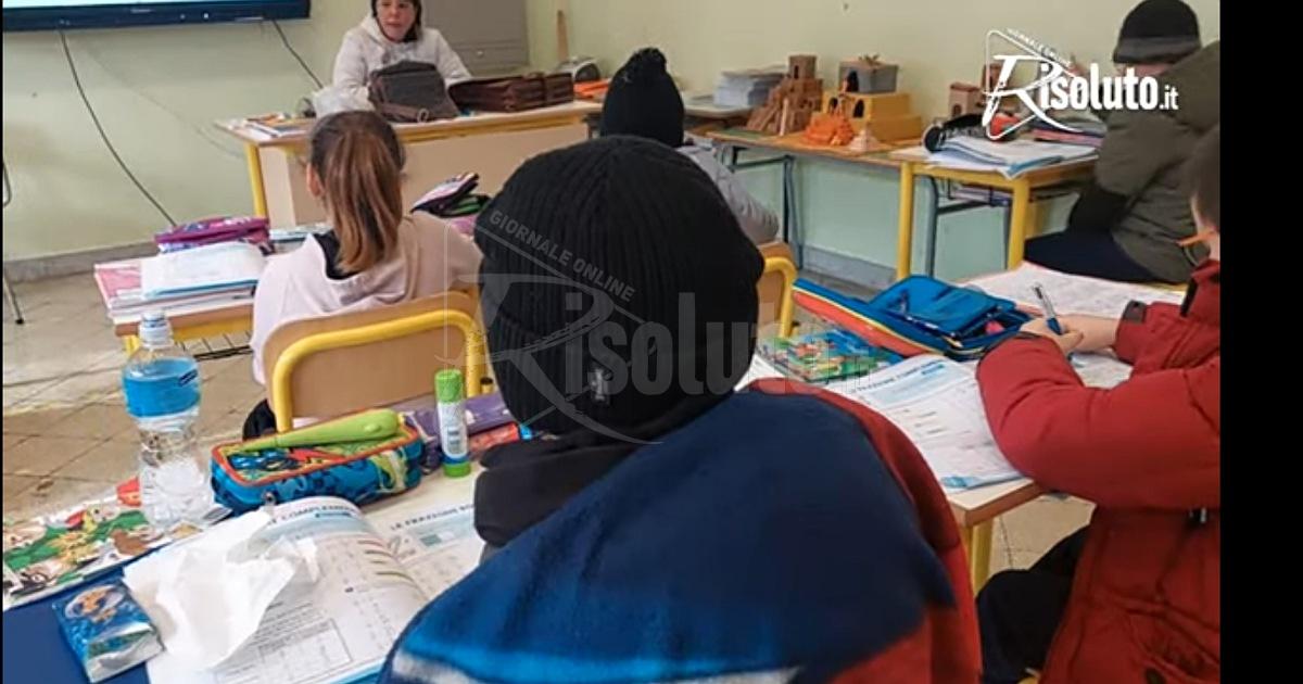 Arrivano 10 stufette elettriche per le classi al gelo della Sant'Agostino