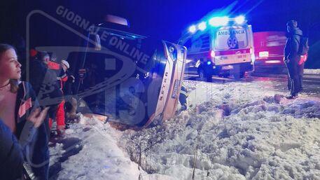 Bus si ribalta in Slovacchia, illesi alunni, insegnanti e preside dello Scientifico di Sciacca