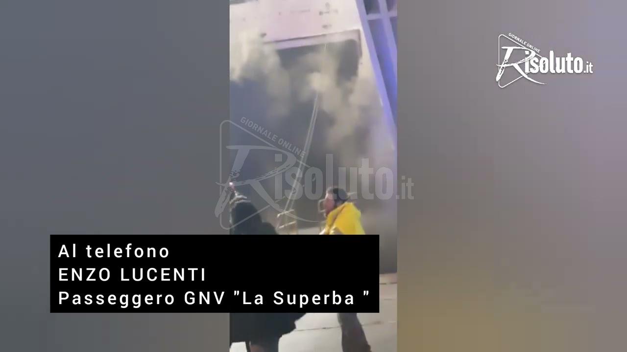 Coppia di saccensi sulla nave Gnv in fiamme al porto di Palermo (Intervista)