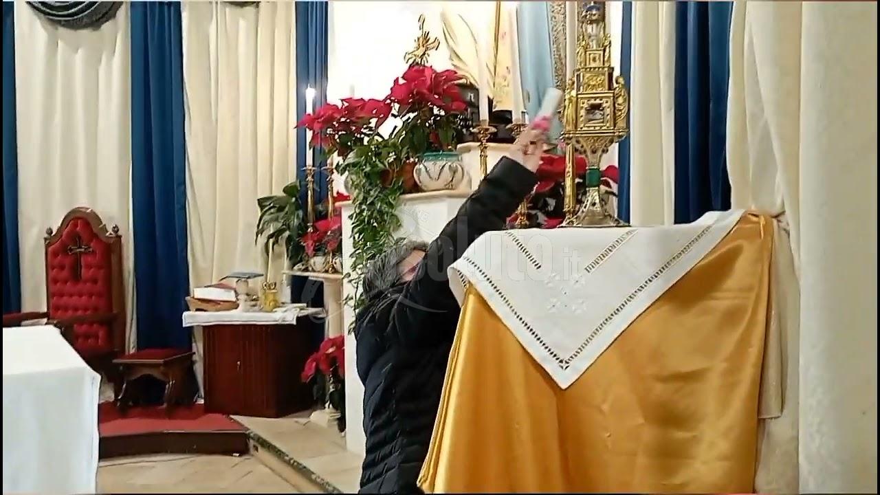 Il Reliquiario della Madonna delle Lacrime di Siracusa a Menfi (Video)