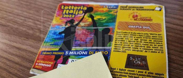 Lotteria Italia, 20 mila euro ad un biglietto venduto a Sciacca