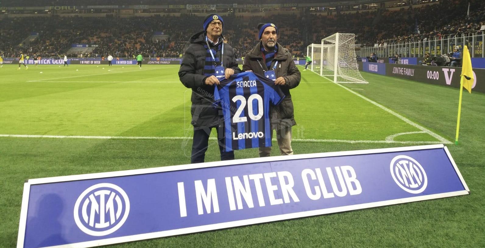 I 20 anni dell’Inter club di Sciacca, Bongiovi e Gulotta premiati stasera al Meazza