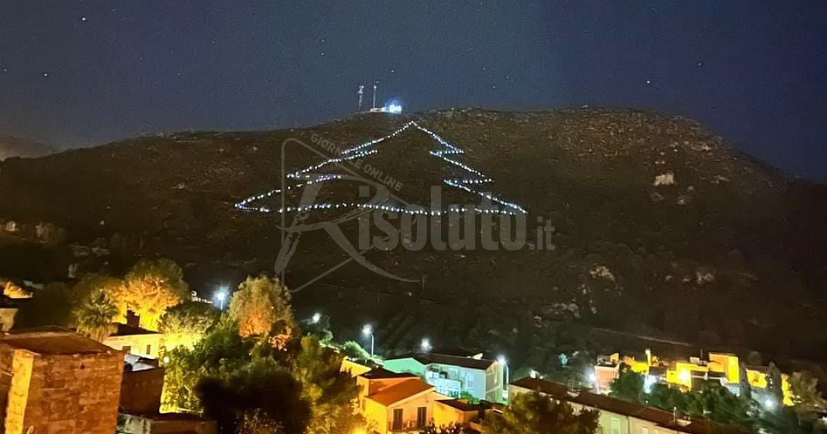 A Custonaci, l'albero di Natale più grande di Sicilia, presepi anche a Cammarata e Cattolica