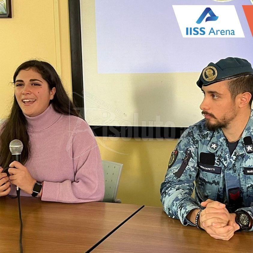 Il sottocapo Bergeretti dei Subacquei e degli Incursori della Marina ospite dell'Arena di Sciacca