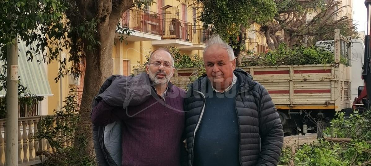 Ambrogio: "Da 10 anni aspettavamo la potatura degli alberi alla Perriera"