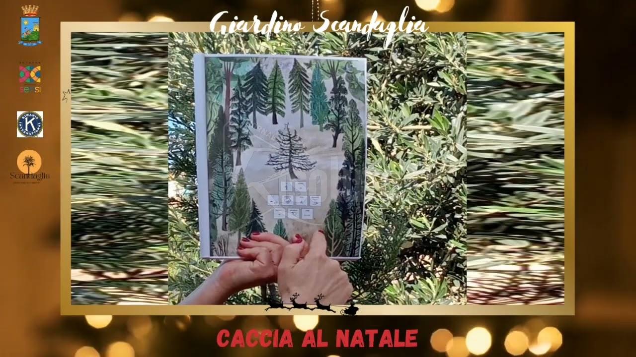 Caccia al Natale, evento Ecomuseo dei 5 Sensi al giardino Scandaglia (Video)