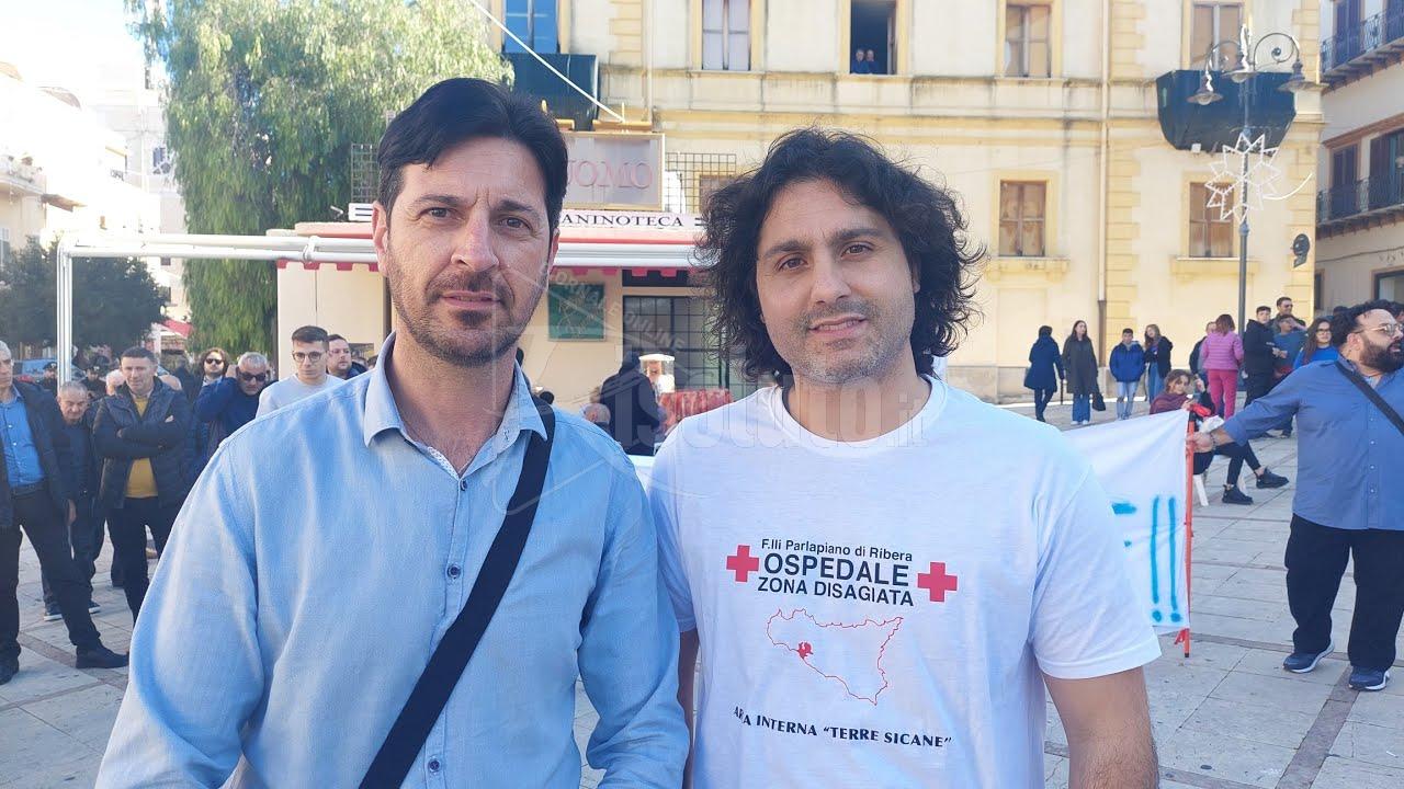 Ospedale Zona Disagiata a Ribera, il corteo: "Riaprire subito il Pronto soccorso" (Video)