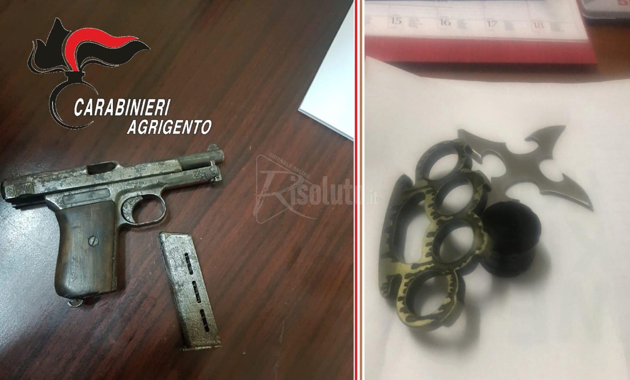Sorpresi armati due minorenni nelle strade di Ravanusa, portavano pistola e lame