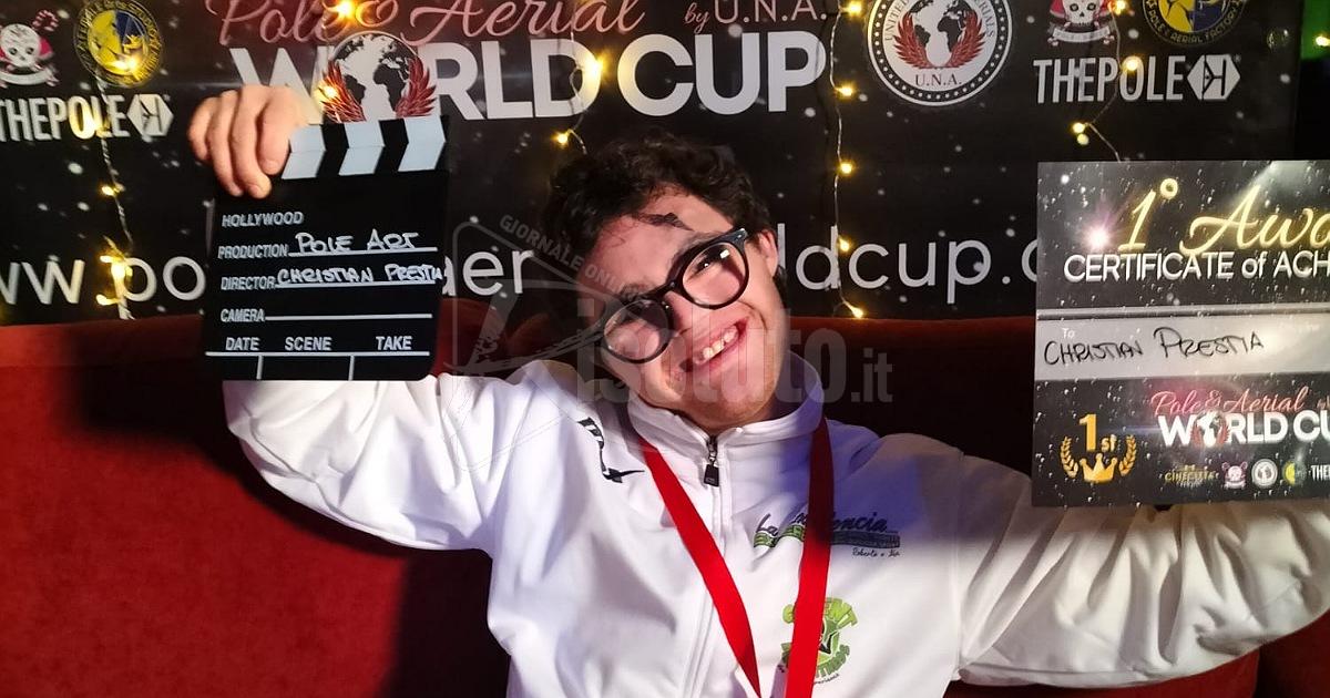 Cristian Prestia campione del mondo di Para Pole