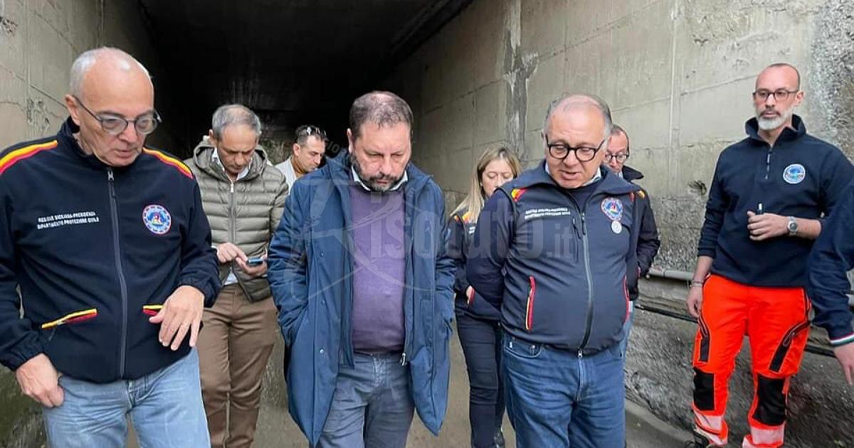 Cocina della Protezione Civile nel Messinese nei luoghi colpiti dal maltempo
