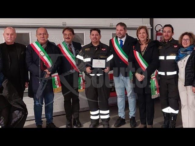 Tutto il Belice ringrazia il Vigile del fuoco Giuseppe Bruno, encomio di Santa Margherita (Video)